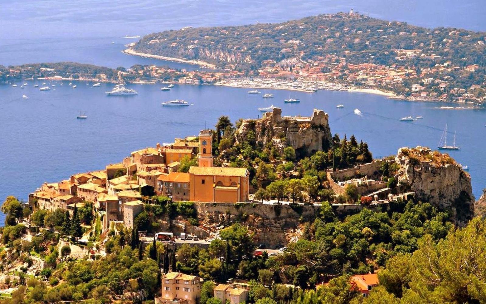 Eze - Appartement Dans Bas De Villa Avec Piscine Pres De Monaco Buitenkant foto